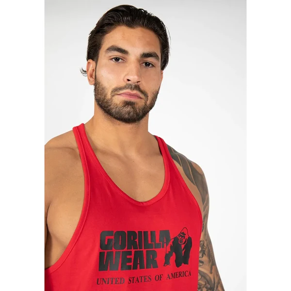 Gorilla Wear CLASSIC TANK TOP, Red