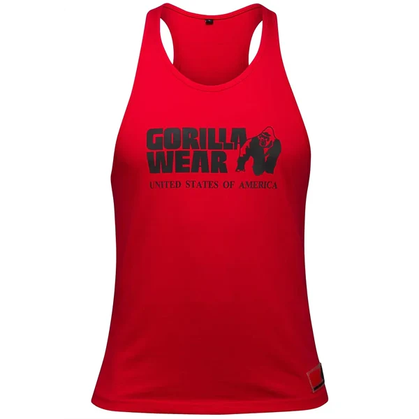 Gorilla Wear CLASSIC TANK TOP, Red
