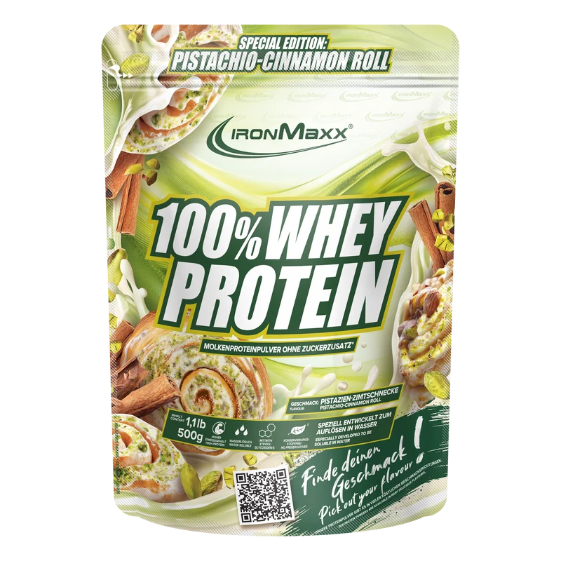 100% Whey Protein (500g) - Pistachio Cinnamon Roll