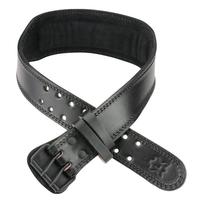 Premium Lifting Belt Black Leather - M