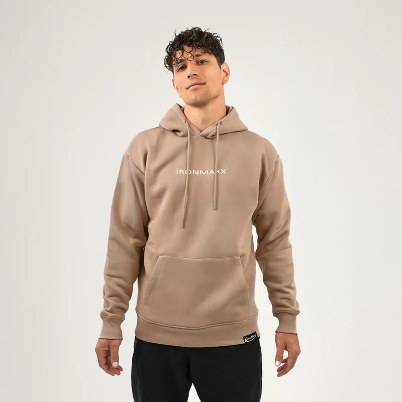 Hoodie Beige Unisex - XXL