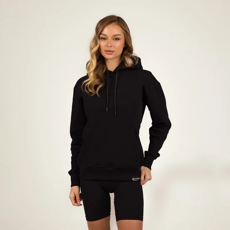 Hoodie Schwarz Unisex - XS