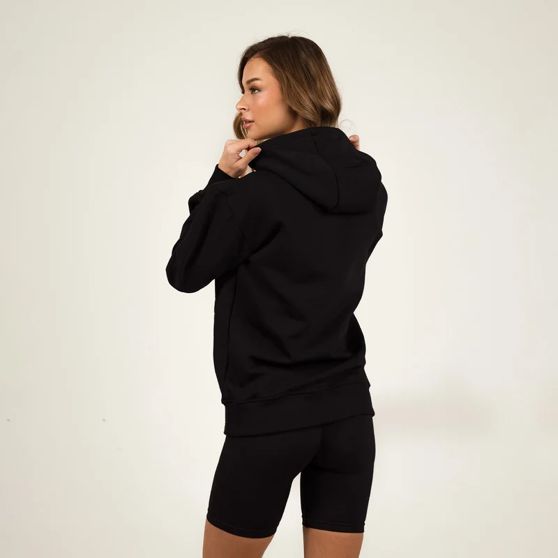 Hoodie Schwarz Unisex - XS