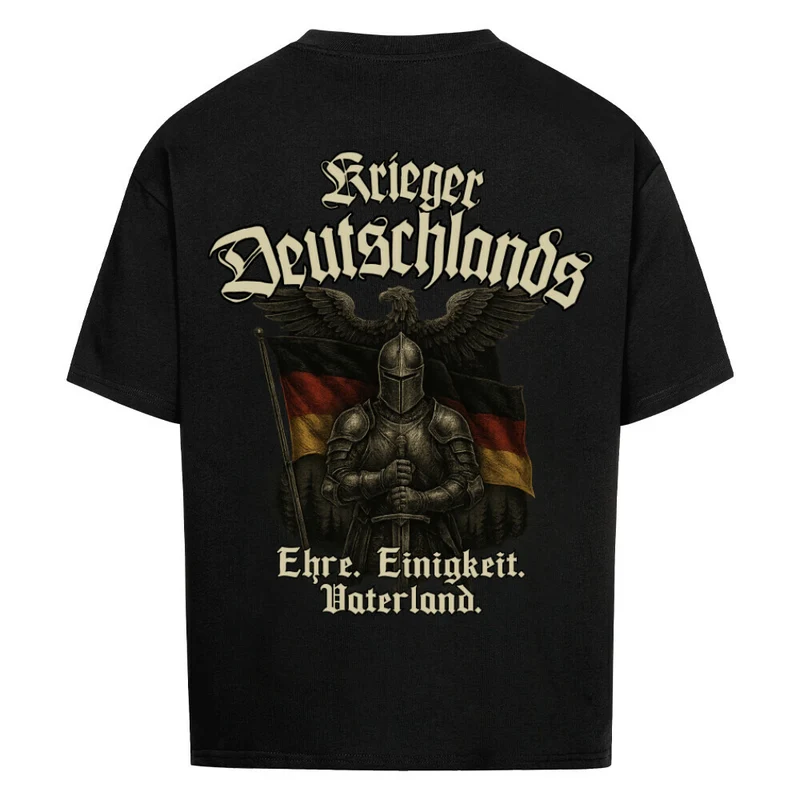 Krieger Detschlands - Premium Oversized Shirt Backprint