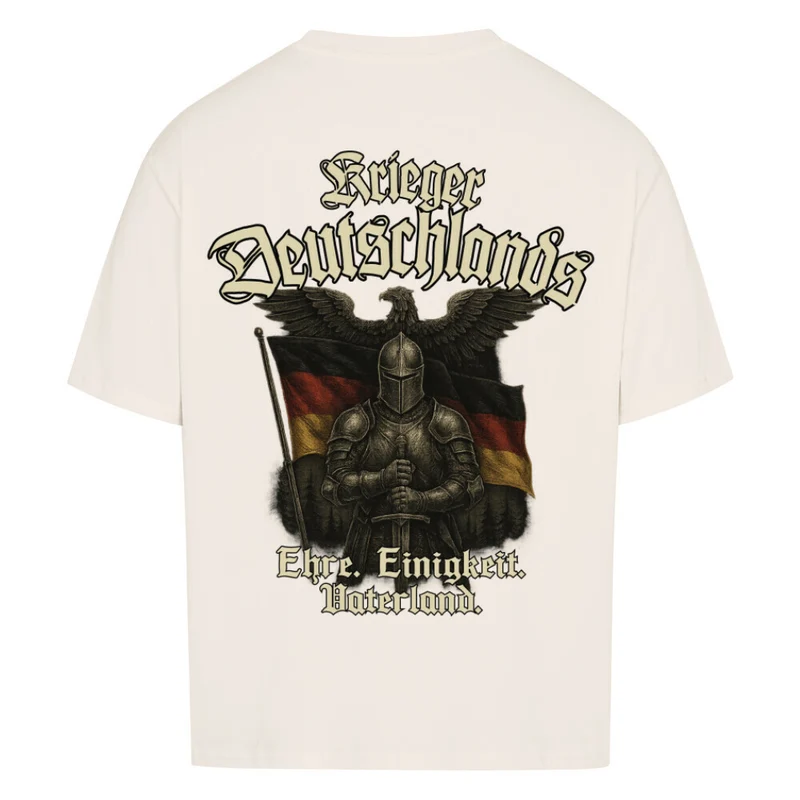 Krieger Detschlands - Premium Oversized Shirt Backprint