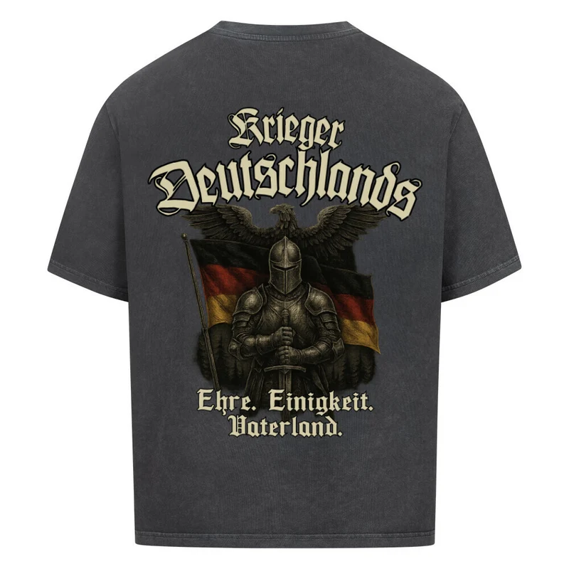 Krieger Detschlands - Premium Oversized Shirt Backprint
