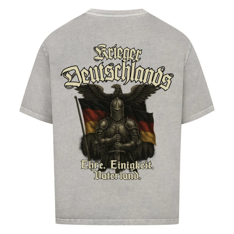 Krieger Detschlands - Premium Oversized Shirt Backprint