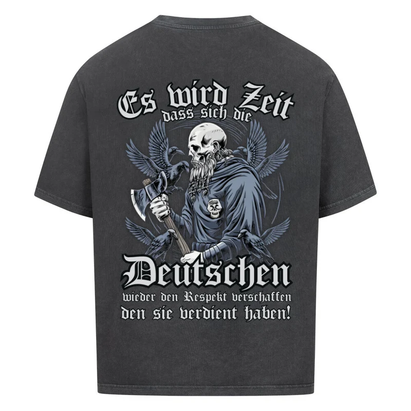 Deutscher Respekt - Premium Oversized Shirt Backprint