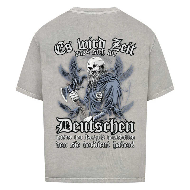 Deutscher Respekt - Premium Oversized Shirt Backprint