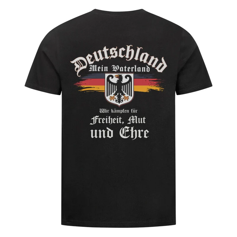 Vaterland - Herren Premiumshirt Backprint
