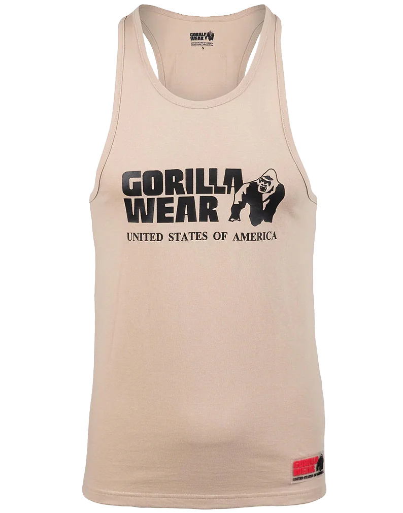 Gorilla Wear - Klassisches Tanktop - Hellbraun