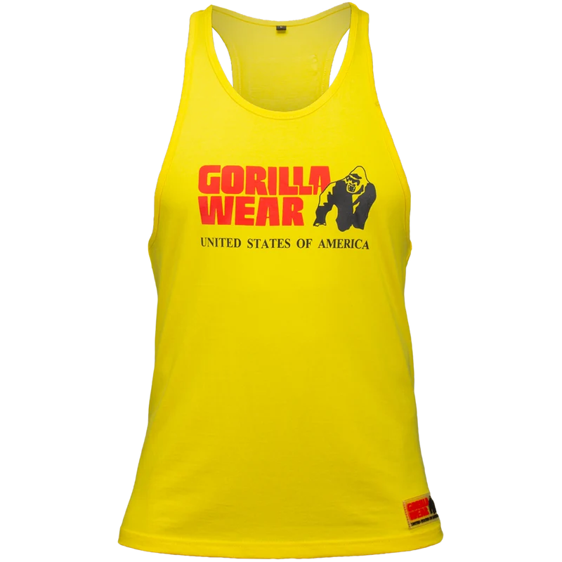 Gorilla Wear - Klassisches Tanktop - Gelb
