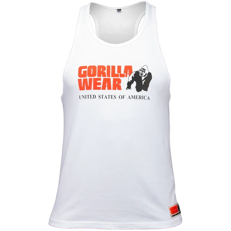 Gorilla Wear - Klassisches Tanktop - Weiß