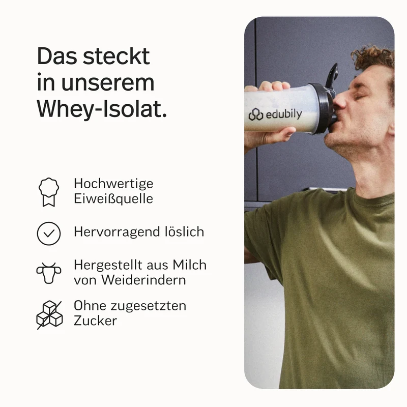 Whey-Isolat Pulver aus Weidemilch