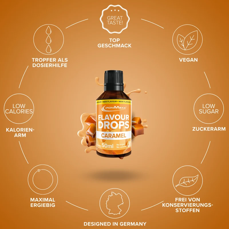 Flavour Drops (50ml) - Karamell