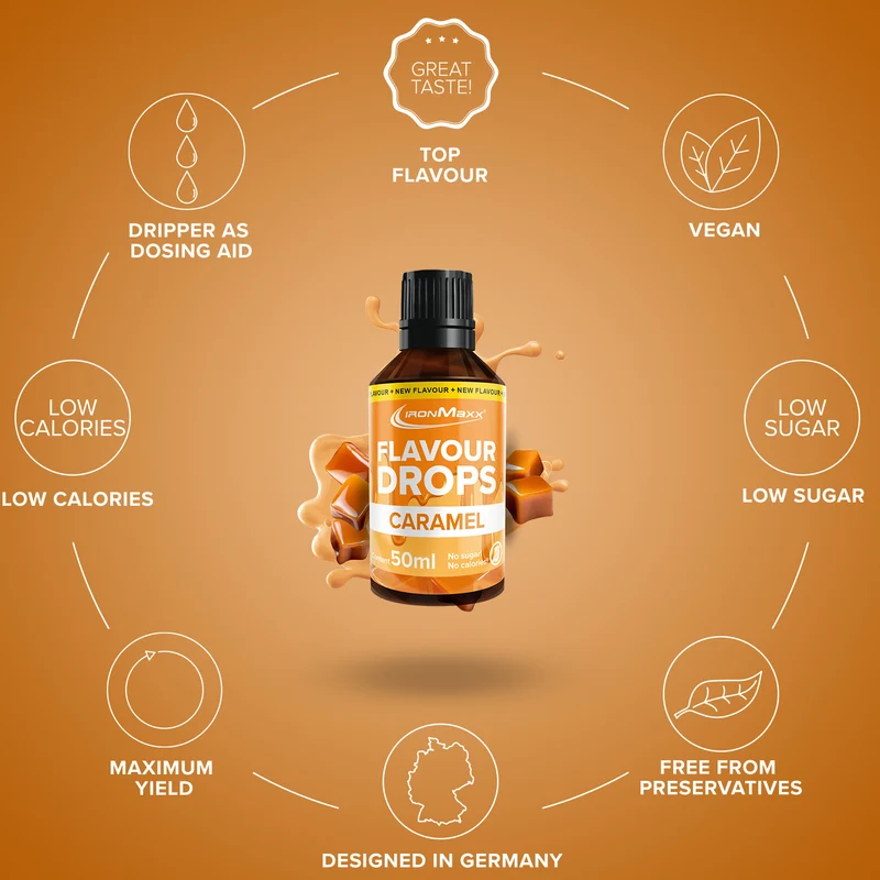 Flavour Drops (50ml) - Karamell