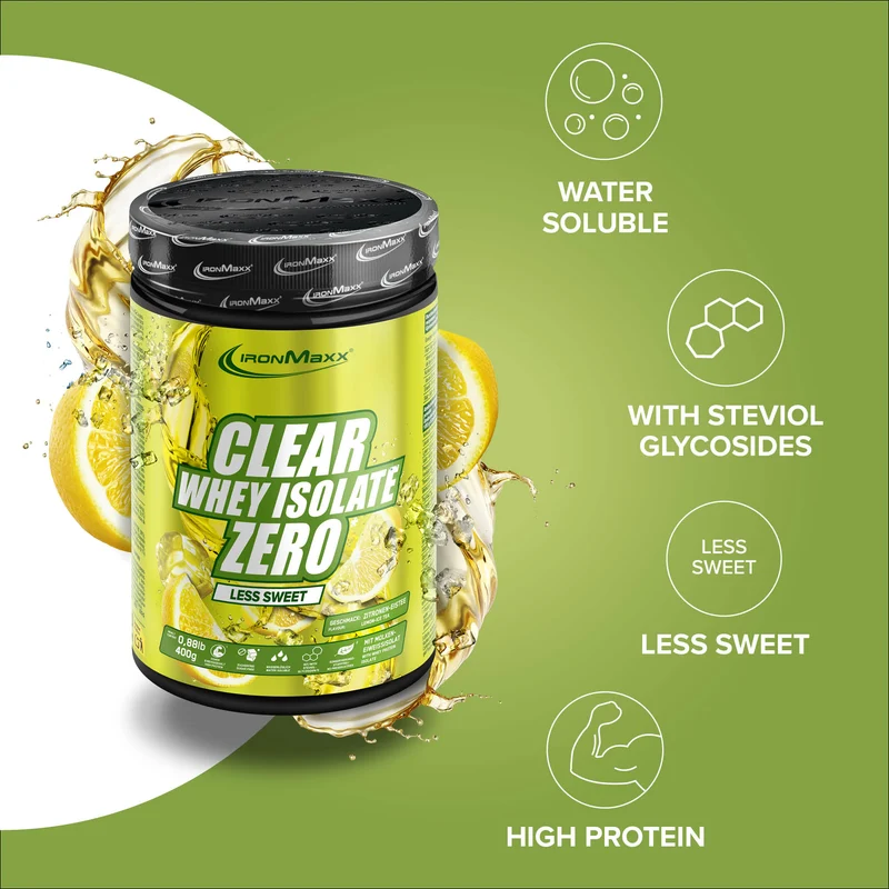 Clear Whey Isolate ZERO (400g) - "Less sweet" Lemon Ice Tea
