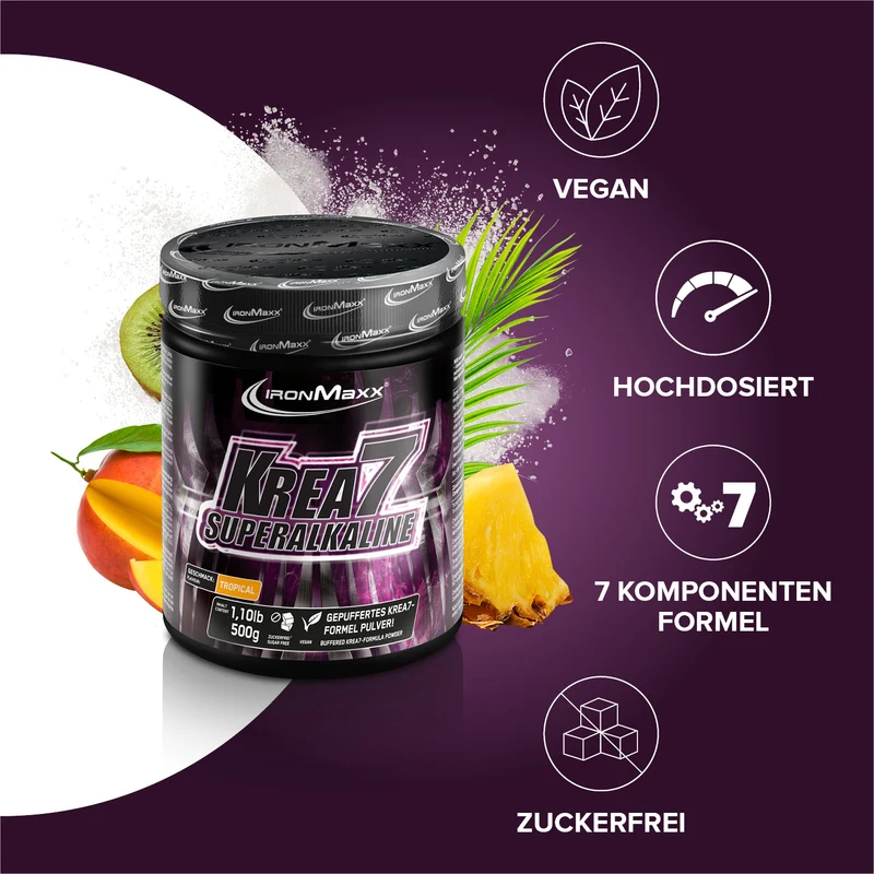 Krea7 Superalkaline Powder (500g) - Tropical