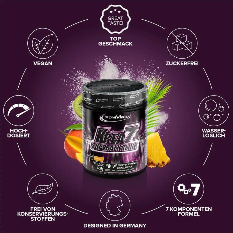 Krea7 Superalkaline Powder (500g) - Tropical