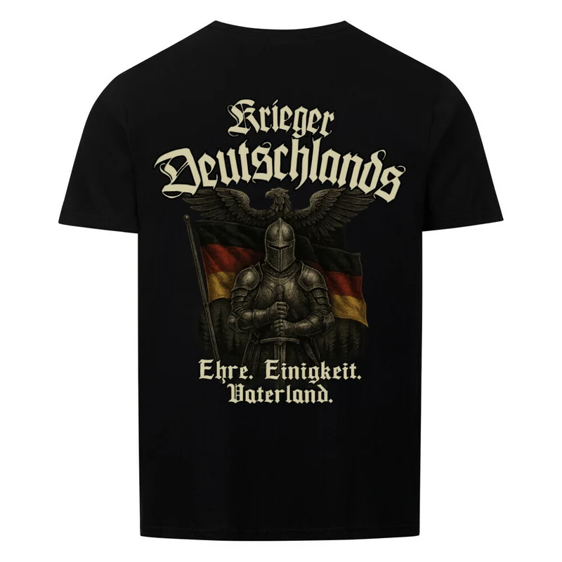 Krieger Deutschlands - Basic Shirt Unisex Backprint