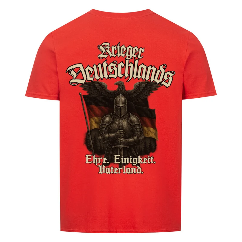 Krieger Deutschlands - Basic Shirt Unisex Backprint