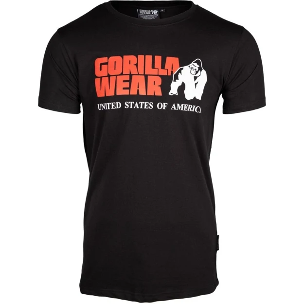 Klassisches T-Shirt - Schwarz - Gorilla Wear