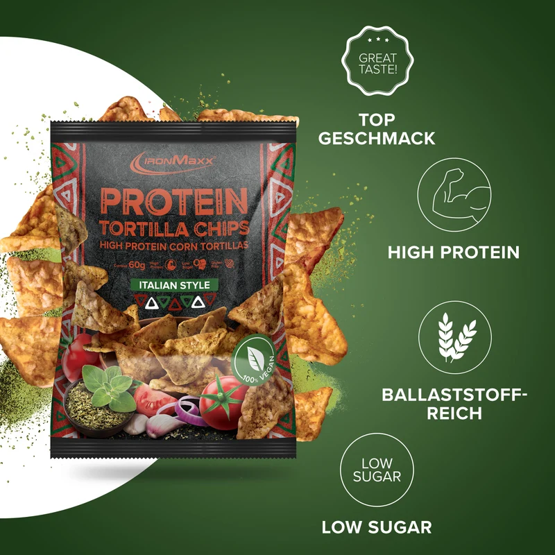 Protein Tortilla Chips 1.0 (60g) - Italian Style