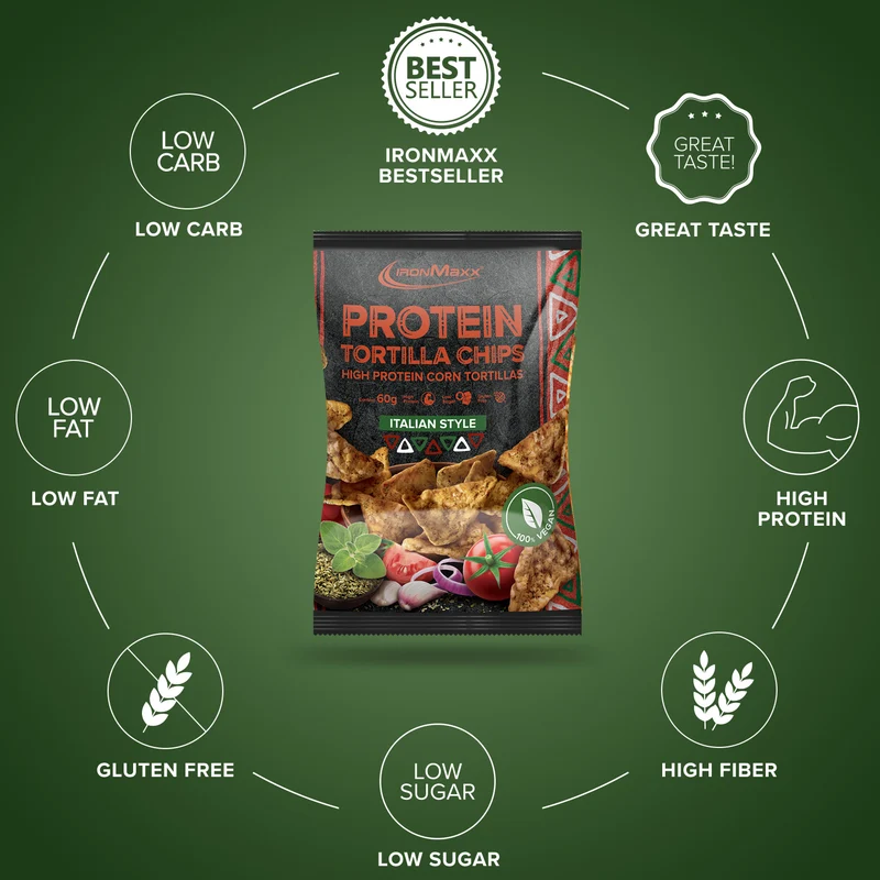 Protein Tortilla Chips 1.0 (60g) - Italian Style