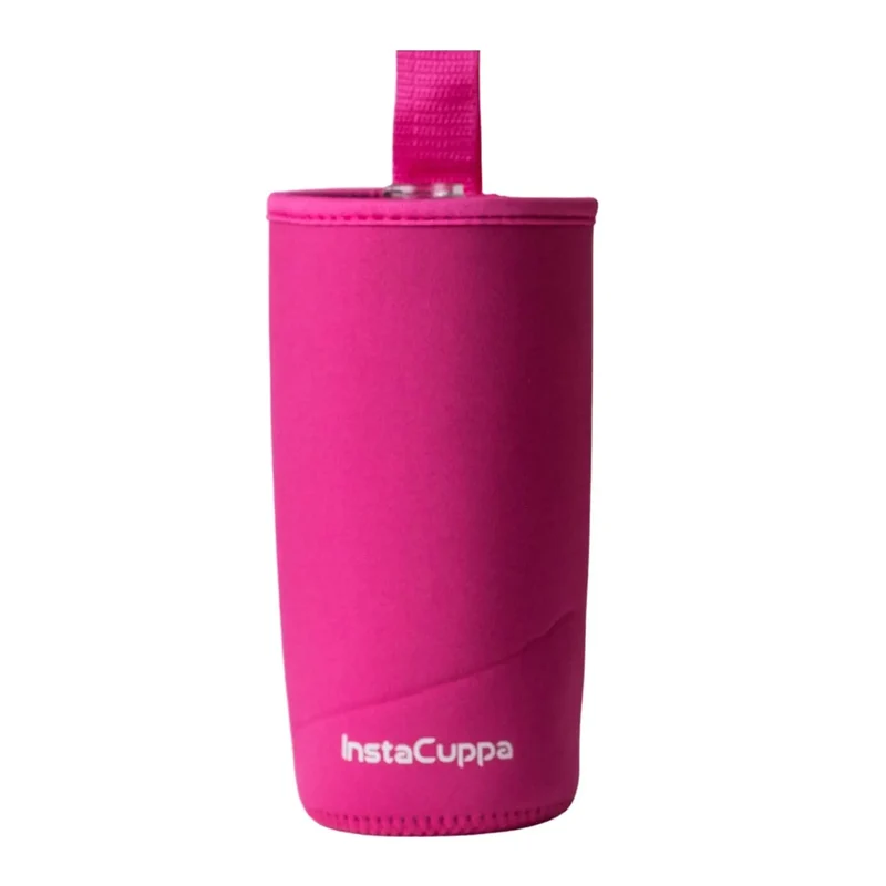 InstaCuppa Neoprene Silicone Sleeve Add on for Glass Bottle 650 ML/1000 ML