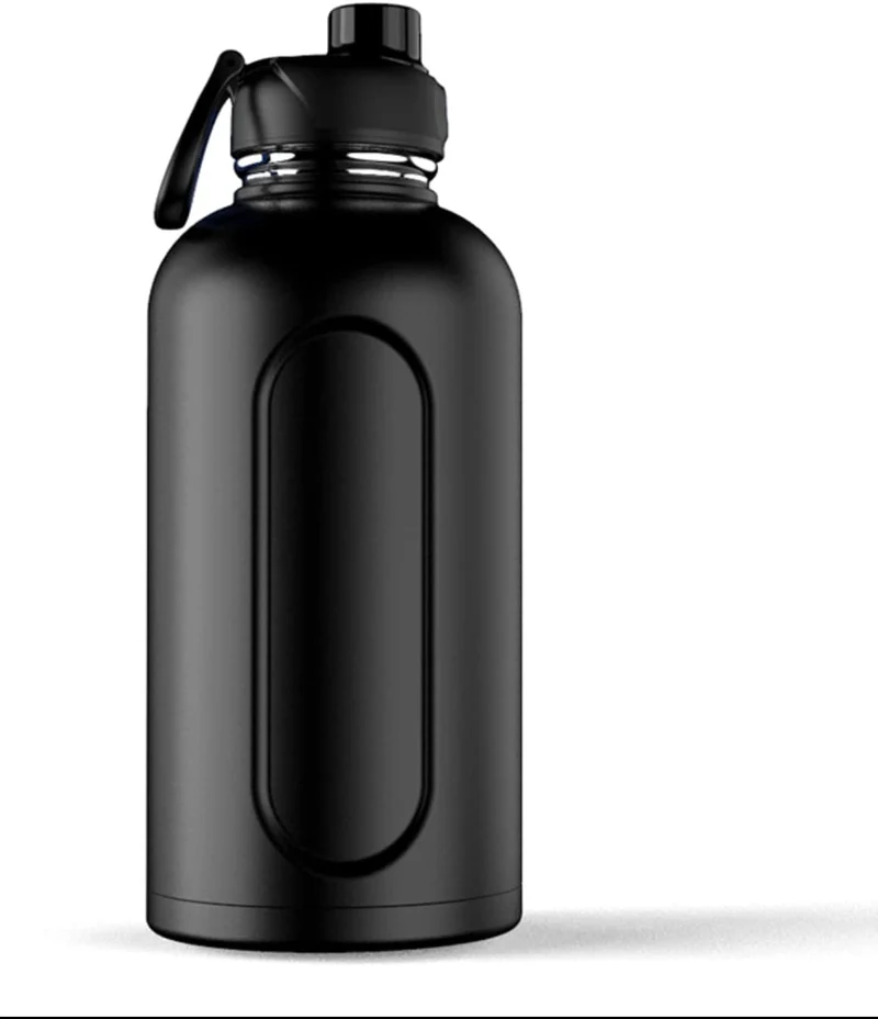 ShakeSphere Stainless Steel water bottle 67.6 Fl Oz Black
