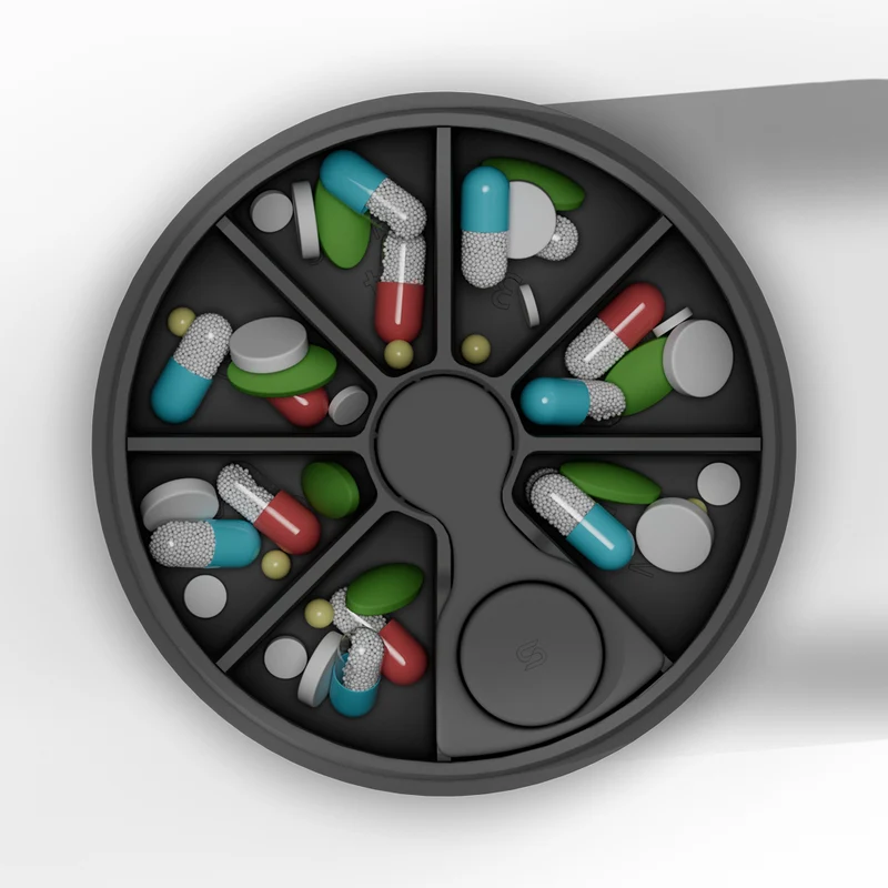 Magnetic Pill Storage 2 UNITS PACK