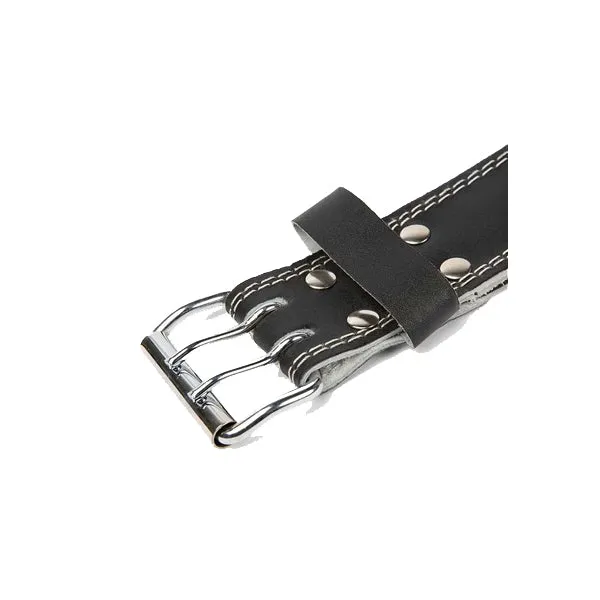 Gorilla Wear 6 INCH LEATHER PADDED BELT, Black