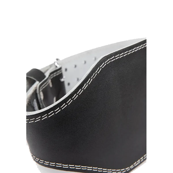 Gorilla Wear 6 INCH LEATHER PADDED BELT, Black