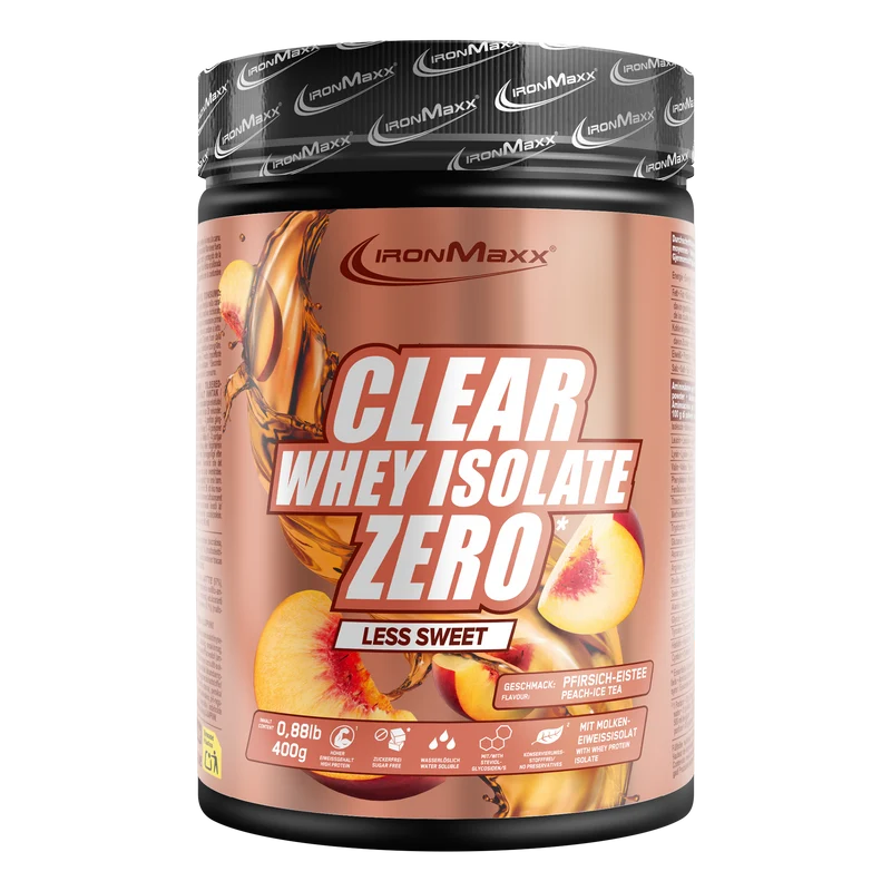 Clear Whey Isolate ZERO (400g) - "Less sweet" Peach Ice Tea