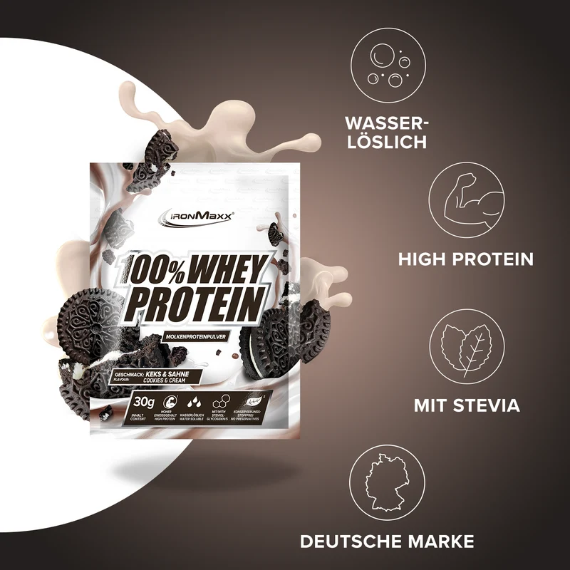100% Whey Protein (30g) - Cookies & Cream
