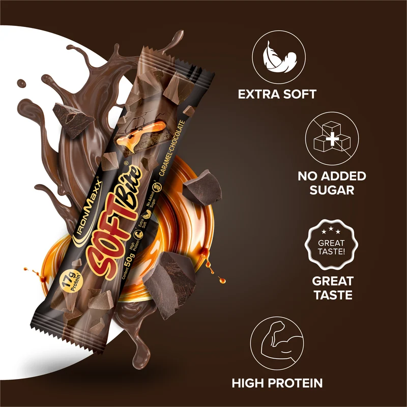 Softbite (12x50g) - Caramel Chocolate