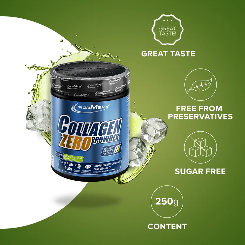 Collagen Powder Zero (250g) - Grüntee Zitrone