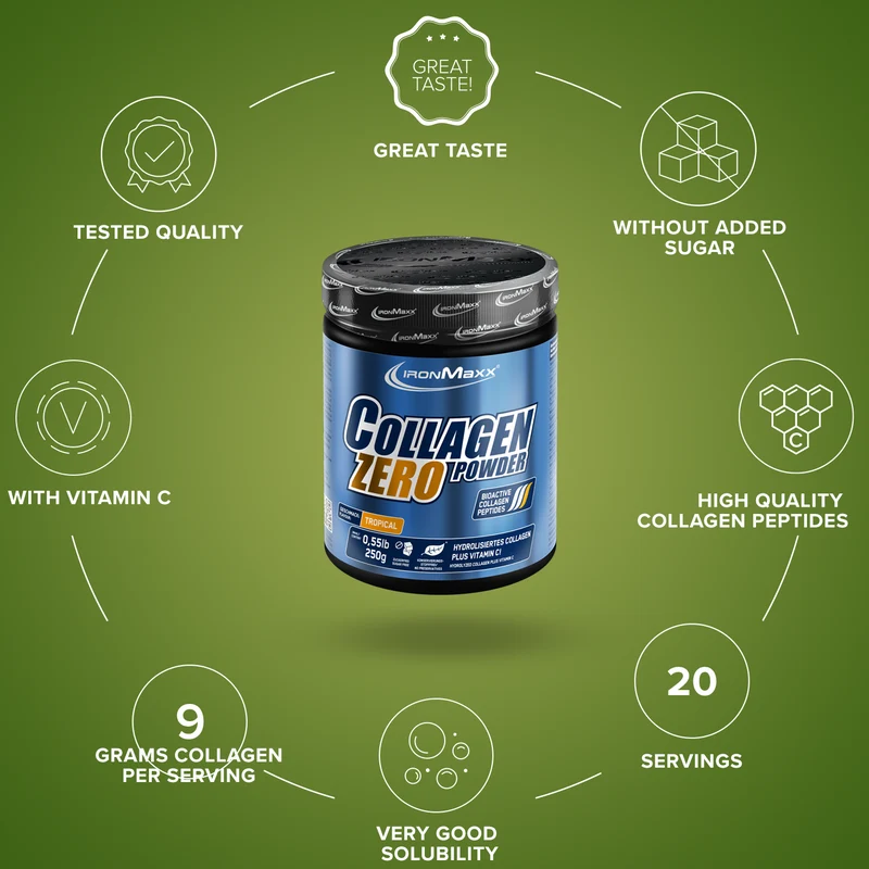 Collagen Powder Zero (250g) - Grüntee Zitrone