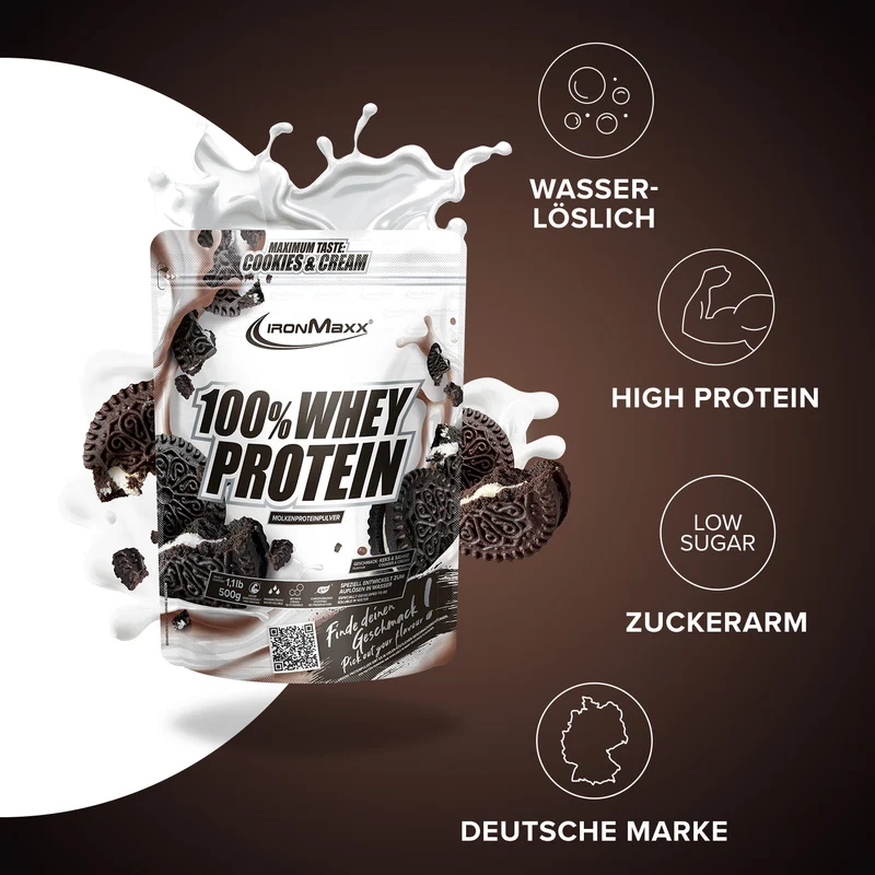 100% Whey Protein (500g) - Cookies & Cream