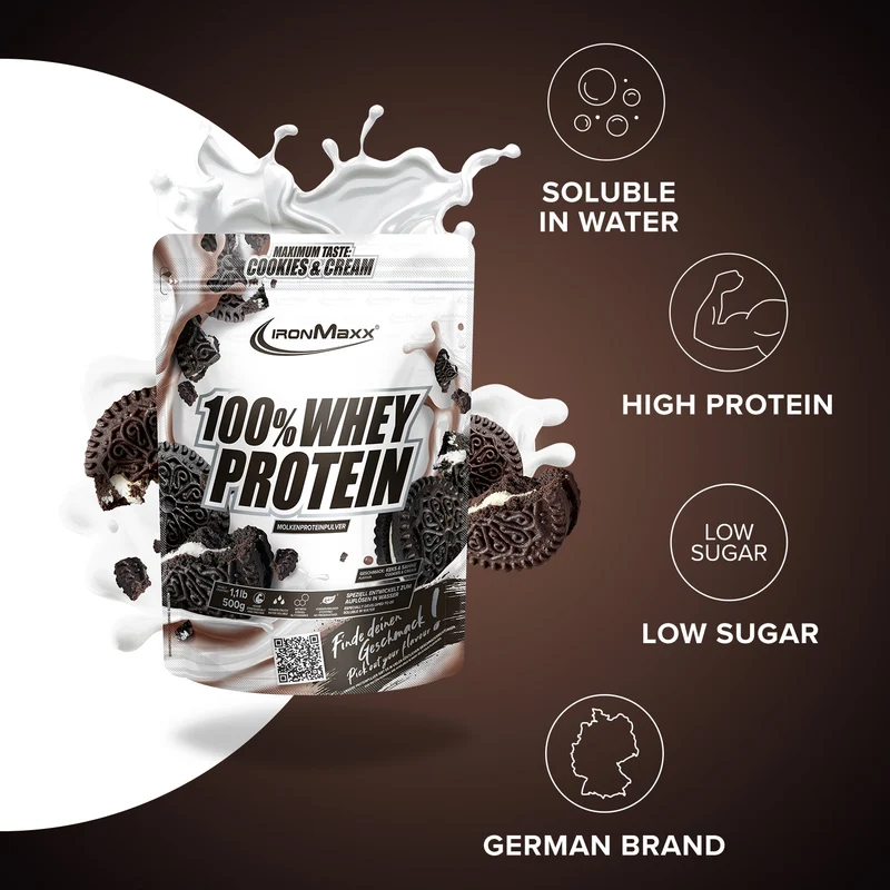 100% Whey Protein (500g) - Cookies & Cream