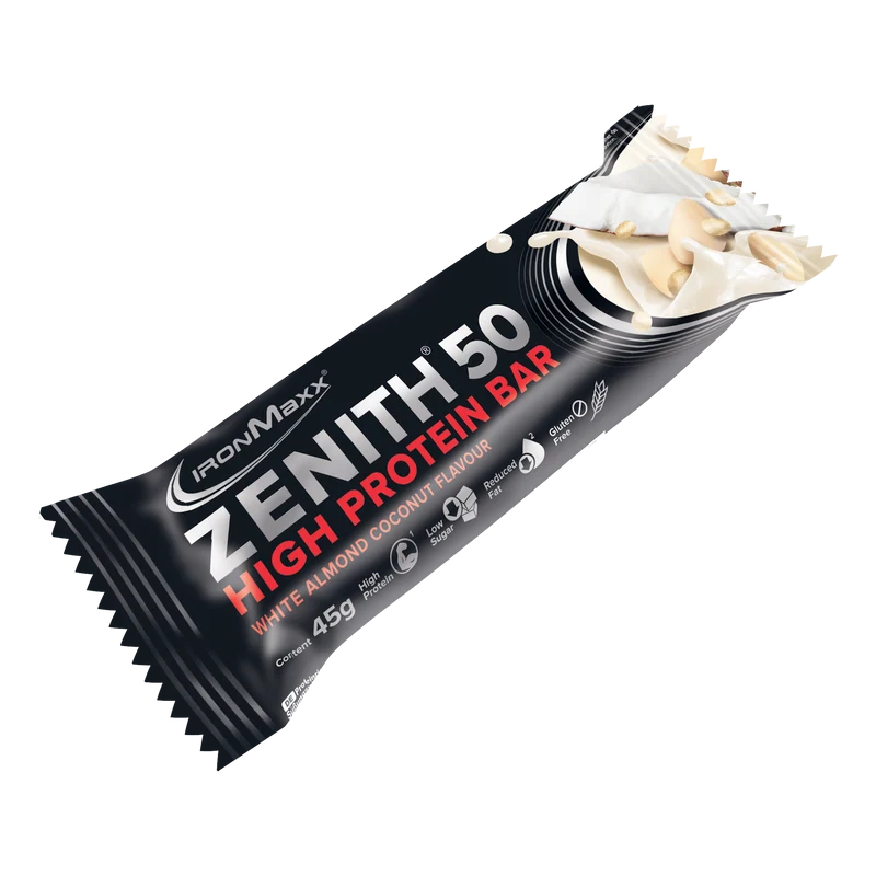 ZENITH® 50 Protein Riegel (45g) - White Almond Coconut Crisp