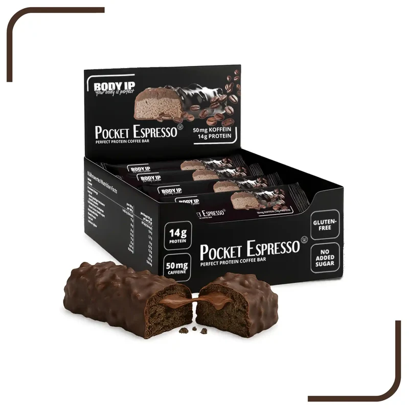Pocket Protein Espresso Bar - der Proteinriegel