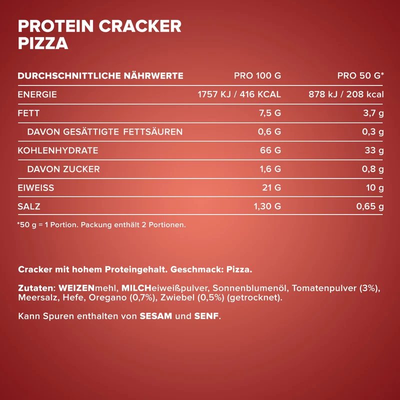 Protein Cracker (100g) - Pizza