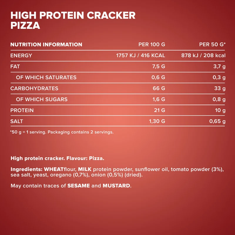 Protein Cracker (100g) - Pizza