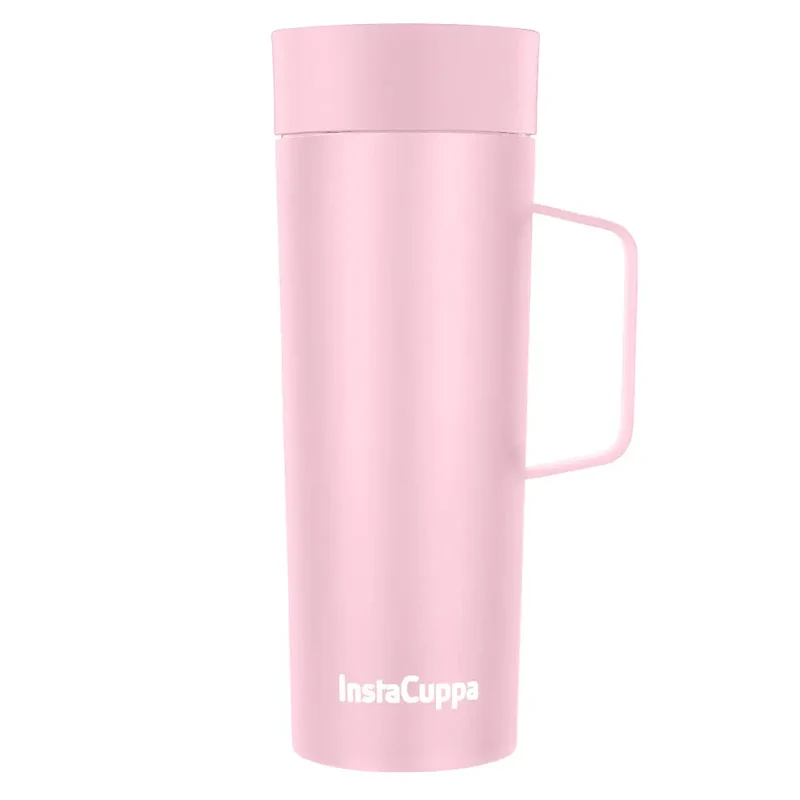 InstaCuppa Vacuum Insulated Coffee, Tea Travel Mug 470 ML, Leak Proof Sipper Lid, Double Walled Thermos Flask,| Shop Now