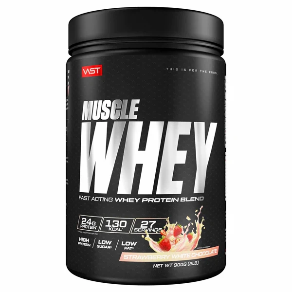 Vast MUSCLE WHEY, 900 g Dose