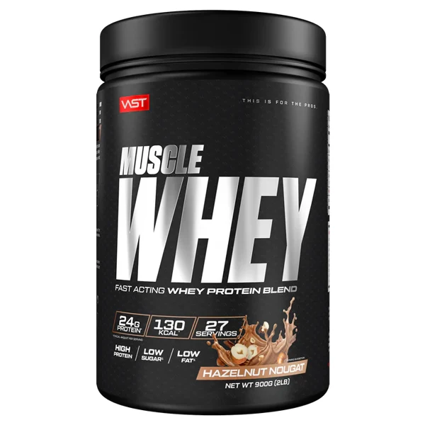 Vast MUSCLE WHEY, 900 g Dose