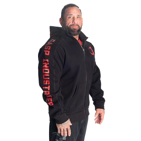 GASP PRO GASP HOOD, Black/Red