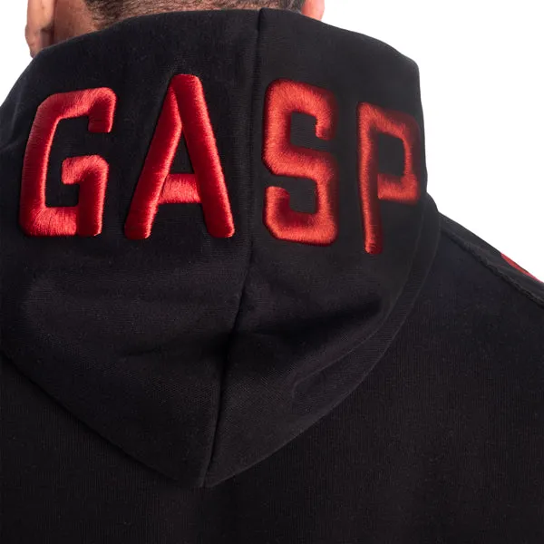 GASP PRO GASP HOOD, Black/Red