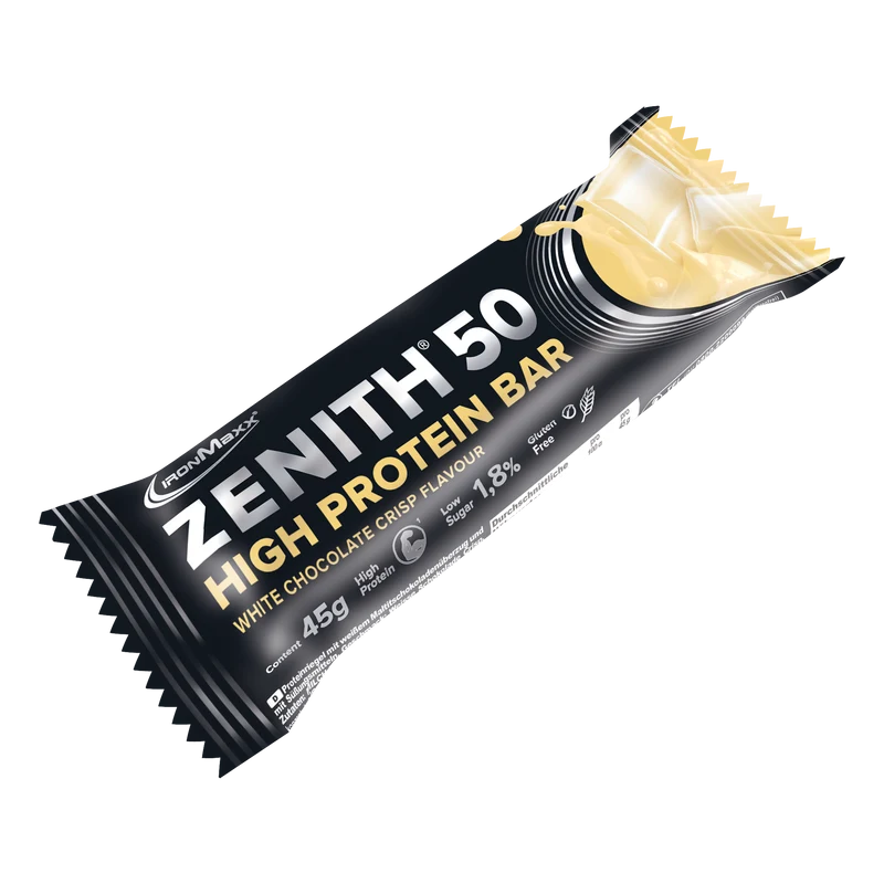ZENITH® 50 Protein Riegel (45g) - White Chocolate Crisp